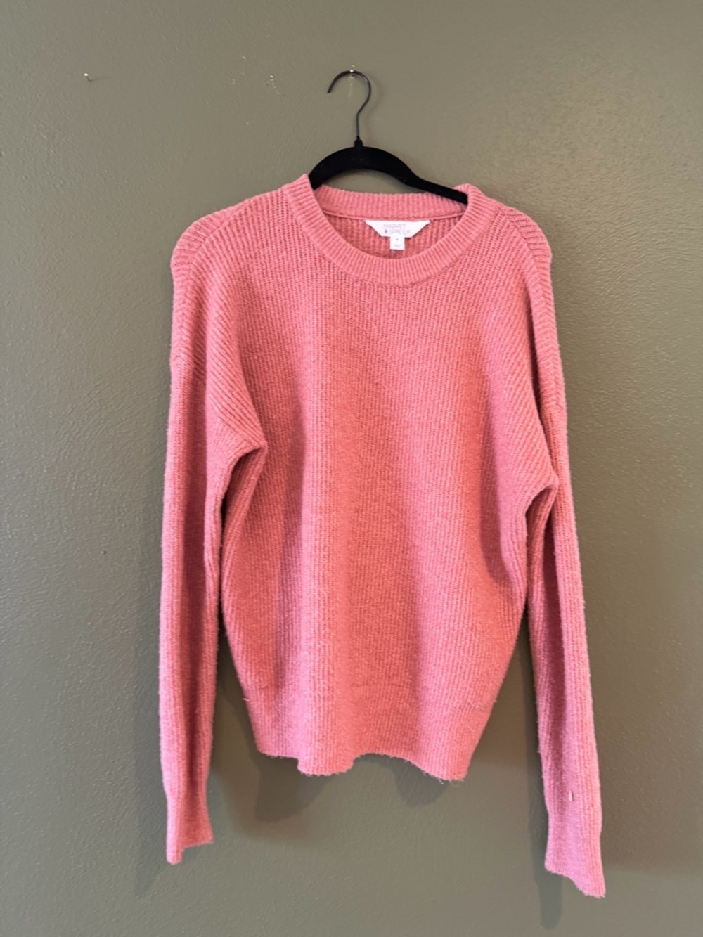 Market & Spruce Rose pink Crewneck Sweater
